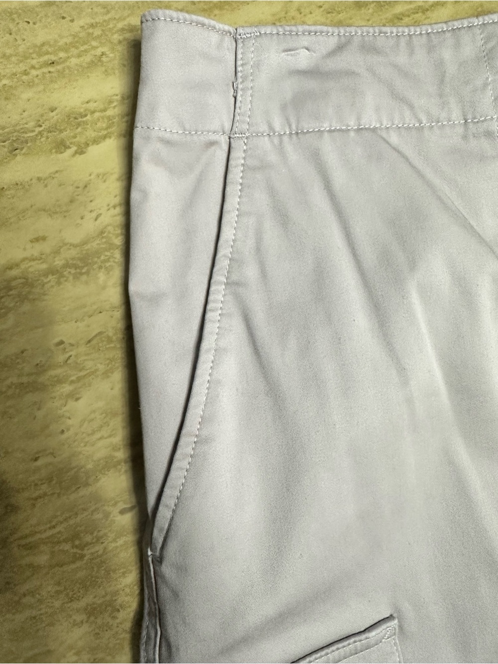 Calvin Klein Beige Wide Leg Cargo Pants - Picture 4 of 11